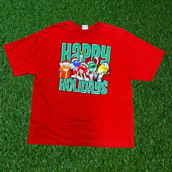 2009 M&Ms Christmas T-shirt - Picture 1 of 4